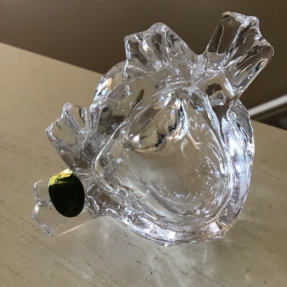 Vintage 24% Full Lead Crystal Frog Figurine - Picture 4 of 5
